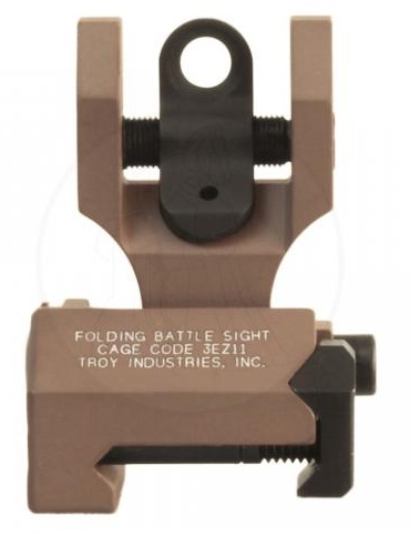 Troy Rear Folding BattleSight, FDE – SSIG-FBS-R0FT-00