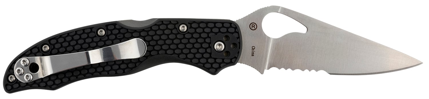 Spyderco Harrier 2 Lightweight Streamlined Black EDC - BY01PSBK2
