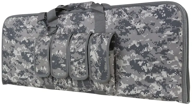 NcStar CVCP2960D36 VISM Carbine Case Digital Camouflage PVC Nylon w/ Lockable Zippers Pockets Padded Carry Handle