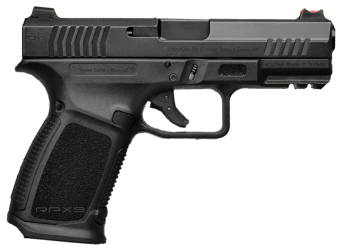 GForce RPX9 9mm Pistol with Glock Fiber Optic Sights