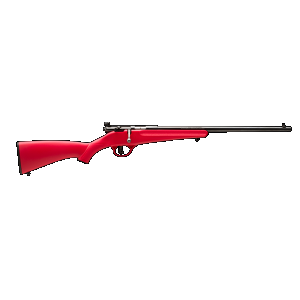Savage Arms Rascal Single Shot Rifle 22 LR - 16.125" - Blued - Red Stock