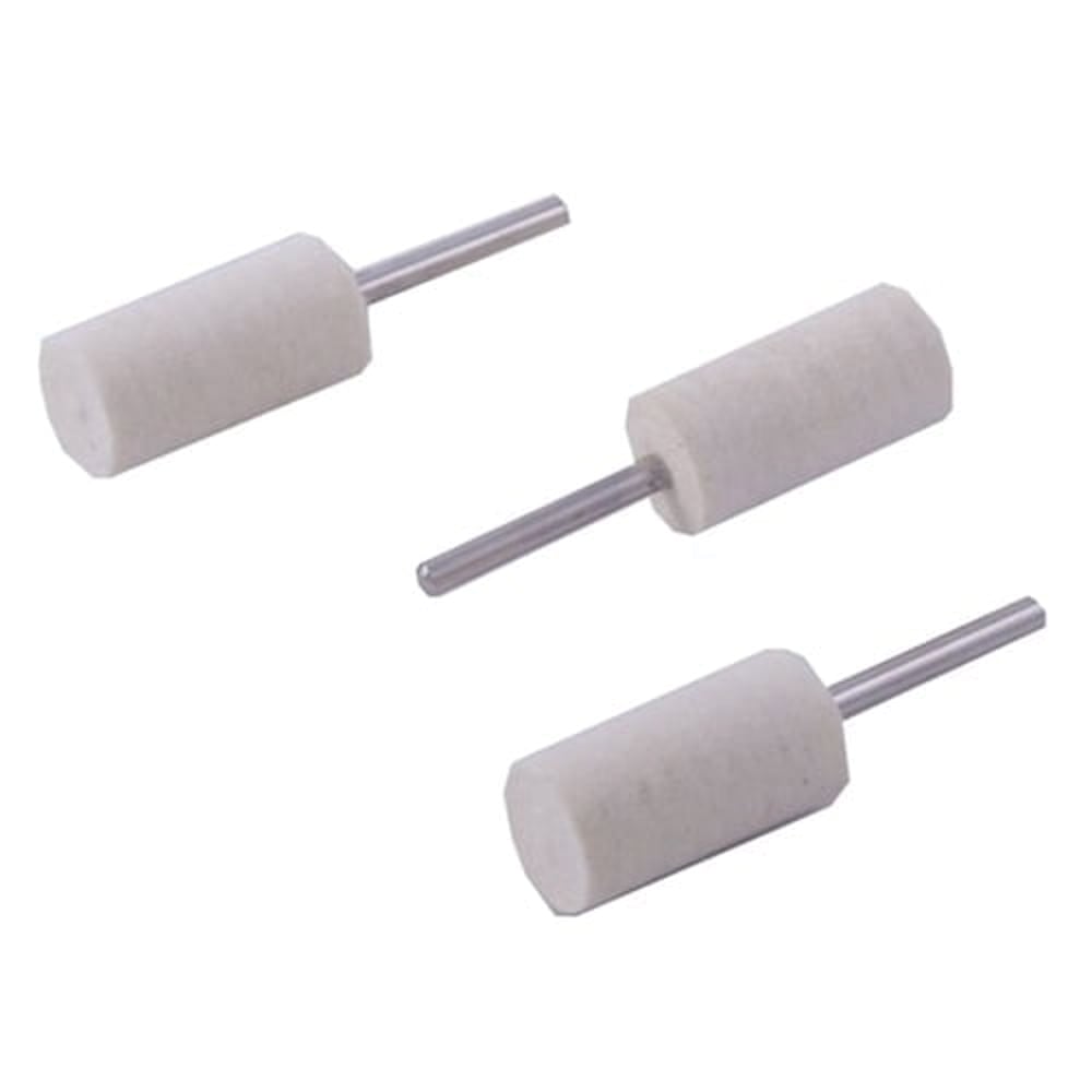 Brownells 1" x 0.50" Mandrel Mounted Felt Bob, Pack of 3