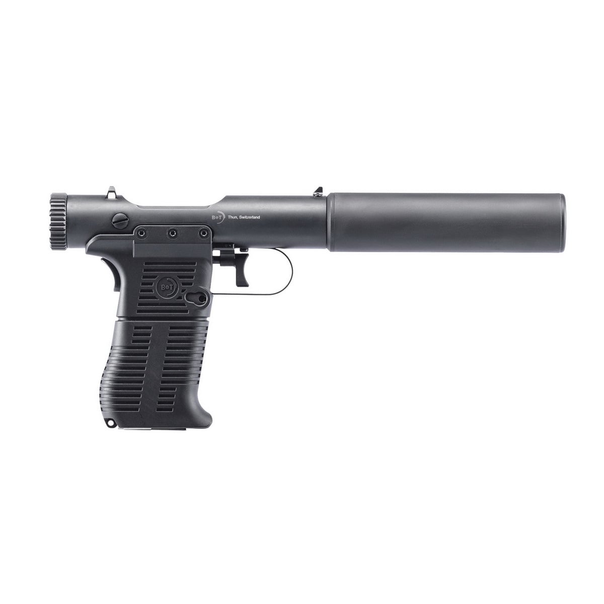 B&T USA Station Six 9mm 3.50" Compact Pistol 9rds, Black - BT-410111