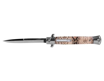Master Cutlery Stilleto OTF Spear Point Knife, Tan Pearl - PK-51