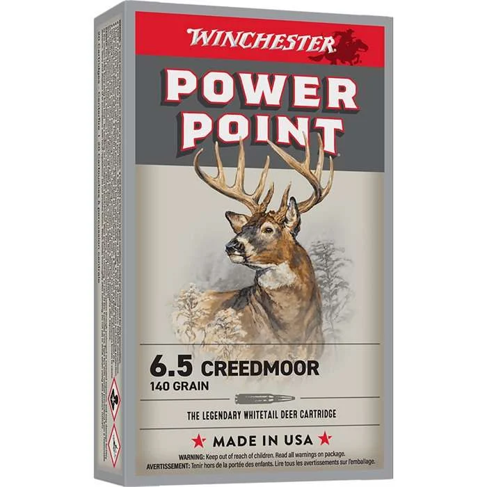 WINCHESTER 6.5 CREEDMOOR 140 PP SX 20 RD/BX 10 BX/CS