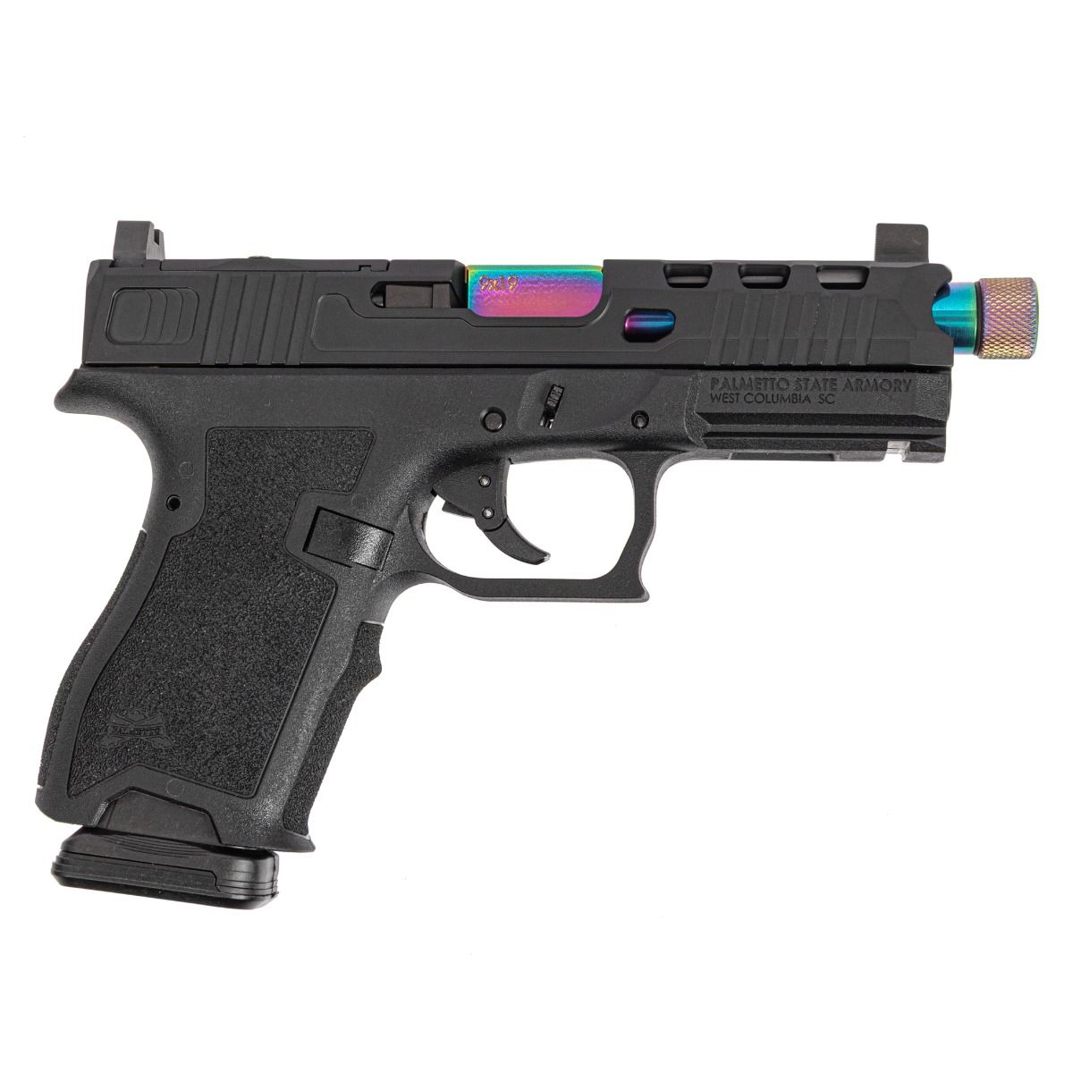 PSA Dagger Compact 9mm Pistol SWRV2 RMR With Threaded Chameleon Barrel, Black