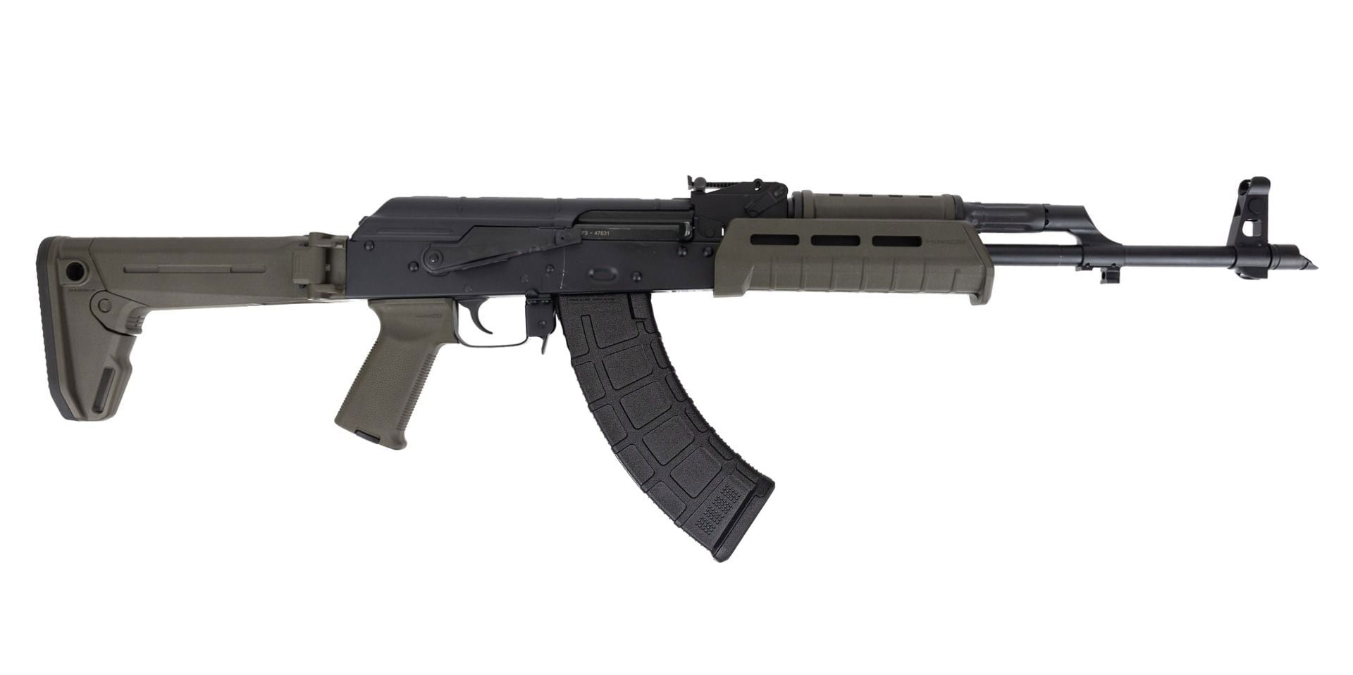 PSA AK-47 GF3 Forged "MOEkov" Rifle, ODG