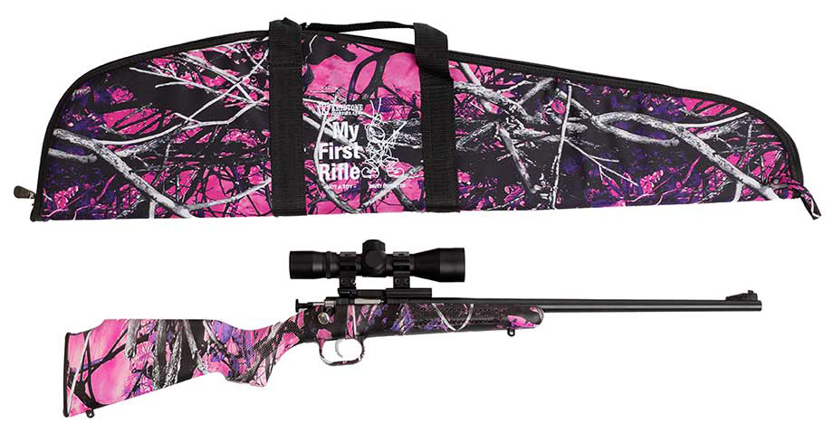 KSA Muddy Girl Blue 22LR Rifle Package with Scope