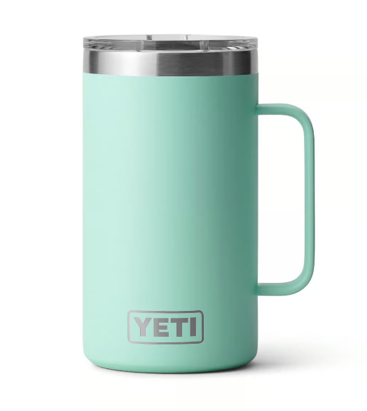 Yeti Rambler 24 oz Mug w/ MagSlider Lid, Seafoam