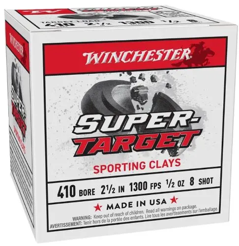 WINCHESTER TARGET 410 2-1/2" - 1/2OZ #8 250RD CASE