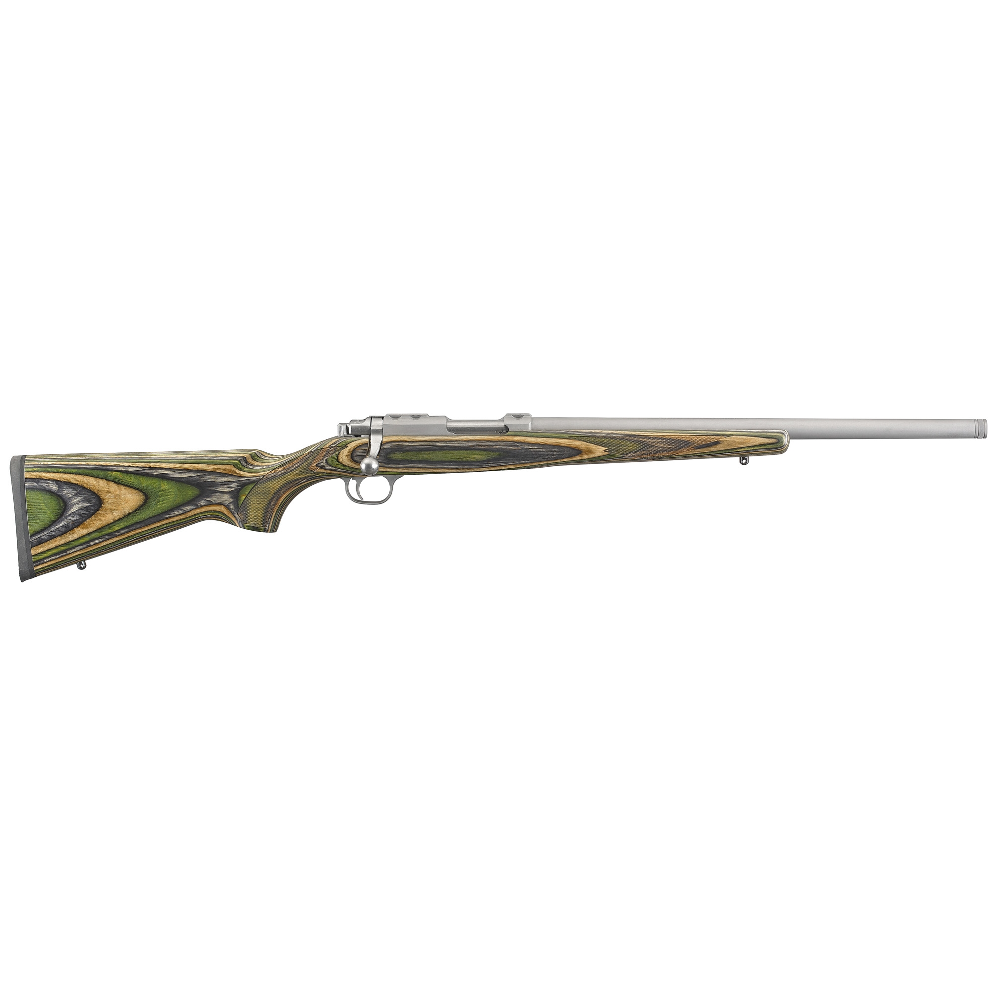 Ruger 77/17 .17 Hornet Bolt Action Rifle, 18.5" Barrel, Silver - 7220