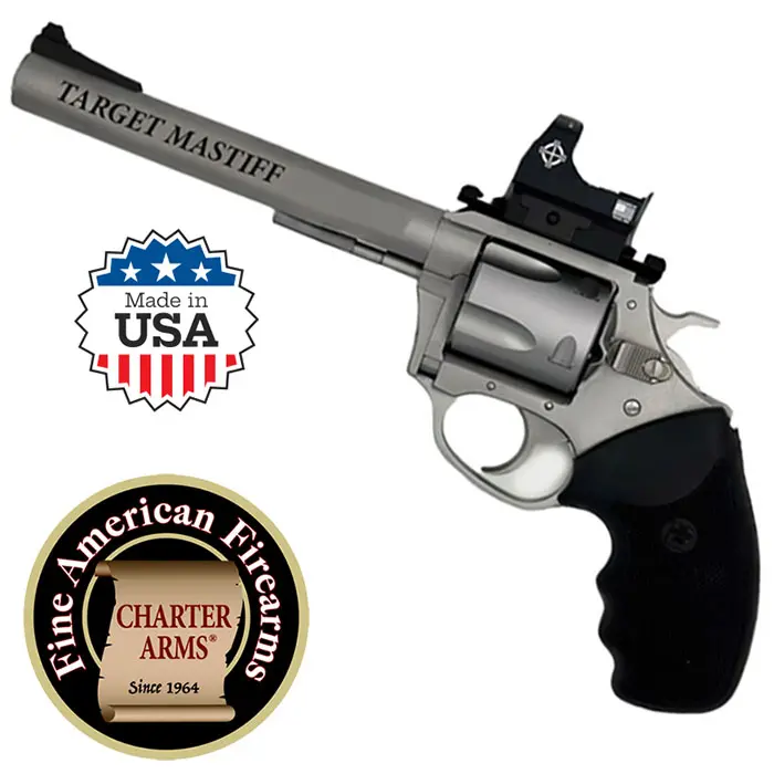 Charter Arms Target Mastiff 9mm 6" 5-Round Revolver
