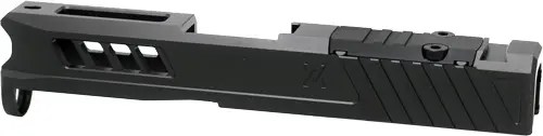 TRUE PRECISION SLIDE W/RMS CUT - PLATE BLK DLC FOR GLOCK 43
