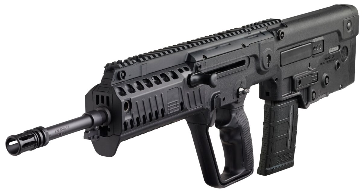 IWI - Israel Weapon Industries TAVOR X95 5.56 BLK 18" 30+1 FLATTOP/BULL PUP/BUIS W/TRITM