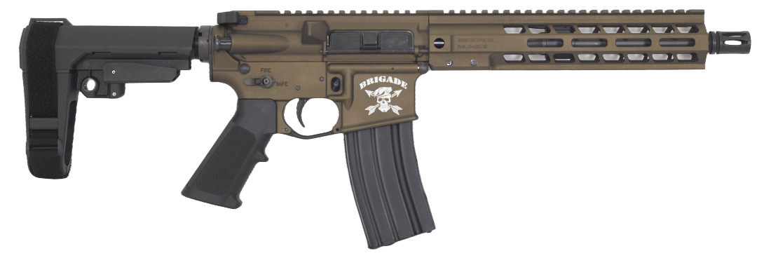 Brigade BM-15 5.56 AR Pistol 10.5" SBA3 M-LOK