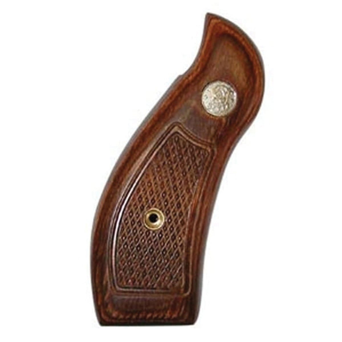 Smith & Wesson Round Service Dymondwood Grip Fits K-Frame/L-Frame, Brown