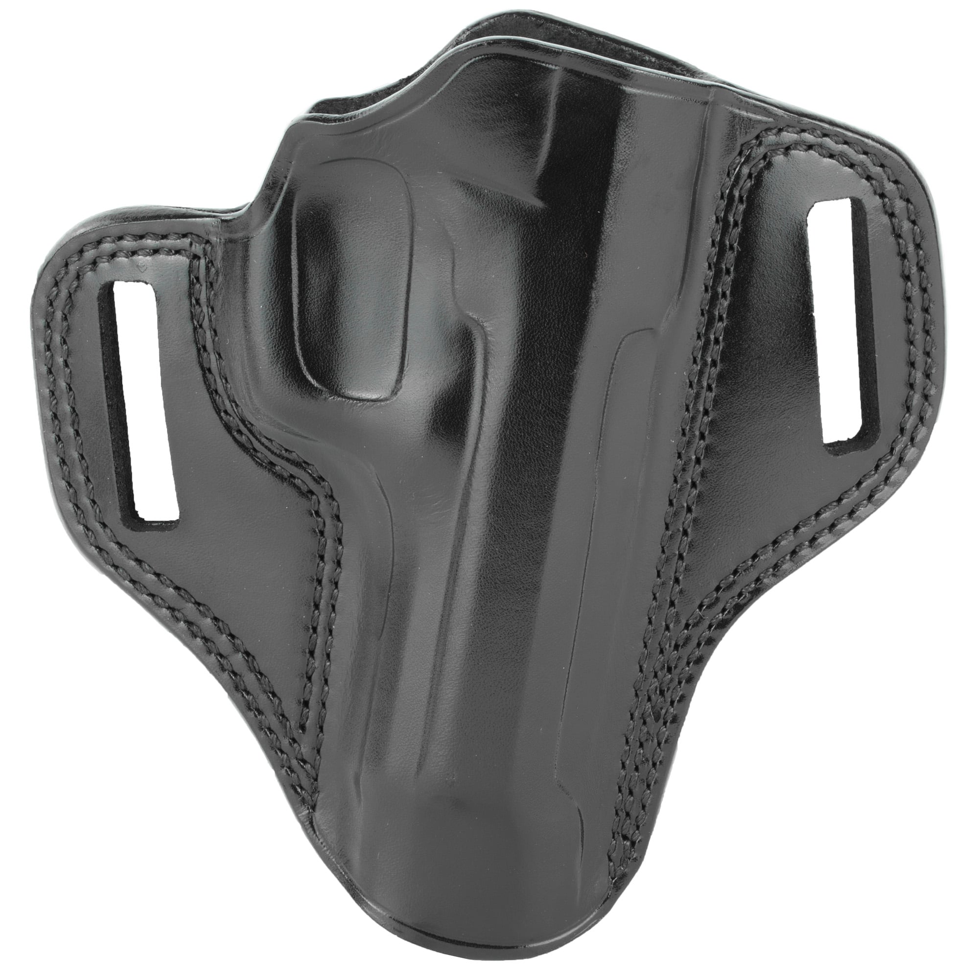 Galco Combat Master Belt Holster, Fits Beretta 92F, Right Hand, Black Leather