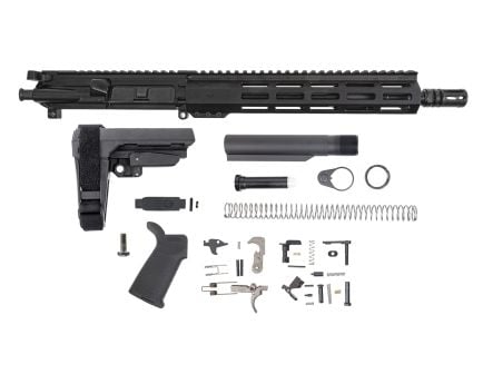 PSA 11.5" 5.56 NATO 1/7 Nitride 10.5" Lightweight Hex M-Lok MOE EPT SBA3 Pistol Kit