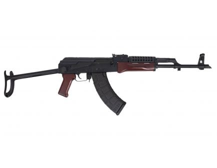 PSA AK-47 GF3 Forged Romanian Under Folding Rifle with Cheese Grater Upper Handguard, Redwood