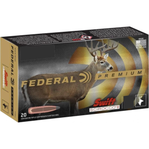 Federal P3006SS1 Premium 30-06 Springfield 165 gr Swift Scirocco II - 20rd Box