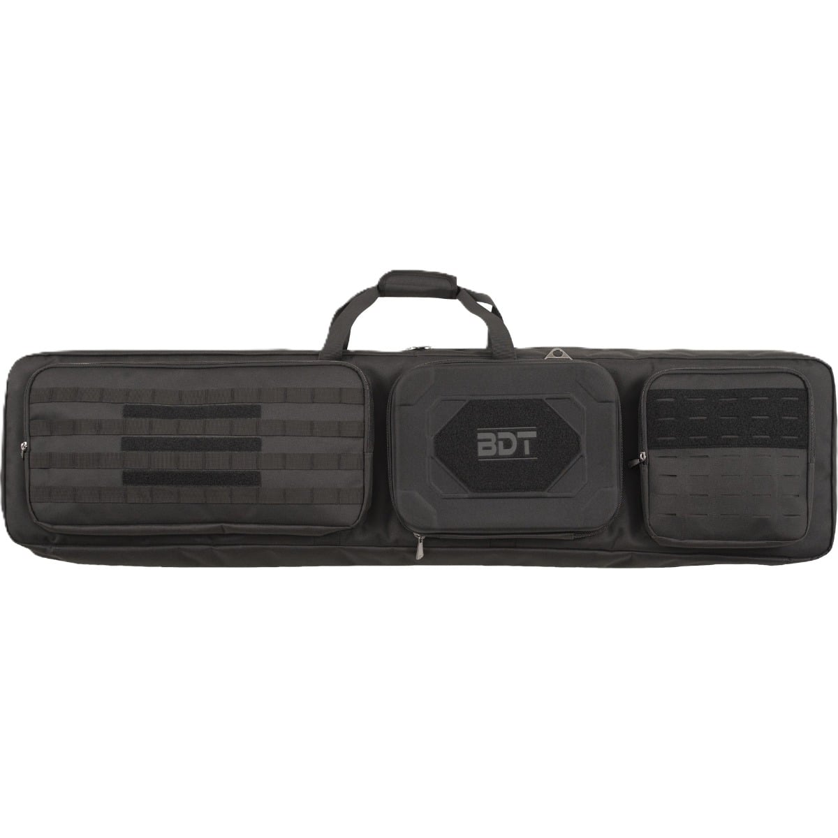 Bulldog Cases 38" Double Suppressor Tactical Rifle - Black - BDT74-38B