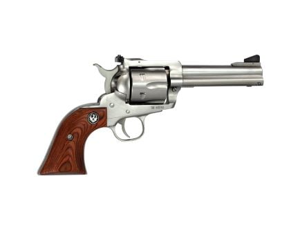 Ruger Blackhawk .357 Mag Revolver, 4.6" Barrel, Adjustable Rear & Ramp Front Sights, Silver - 309