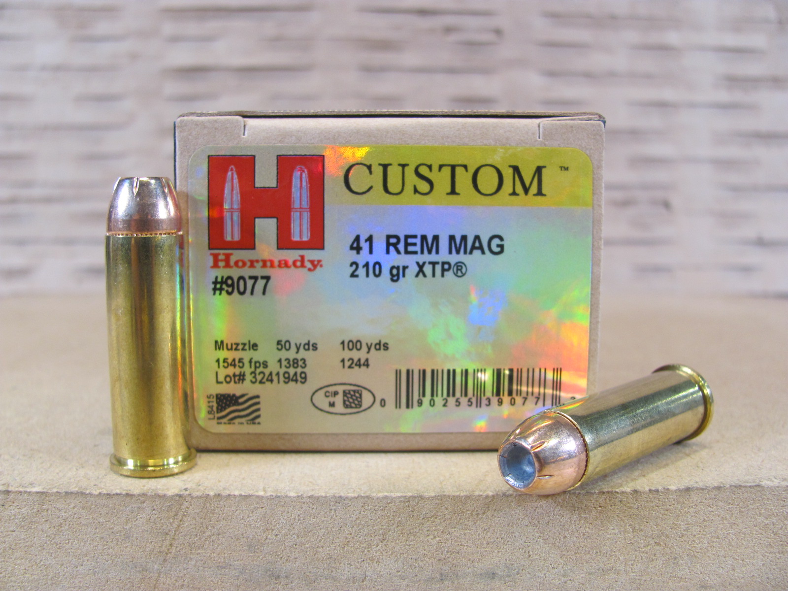 200 Round Case – 41 Magnum 210 Grain XTP Hollow Point Ammo by Hornady – 9077
