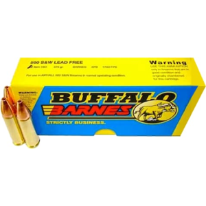 Buffalo Bore Ammo 18D/20 500 S&W Lead-Free Barnes XPB 375 GR - 20rd Box