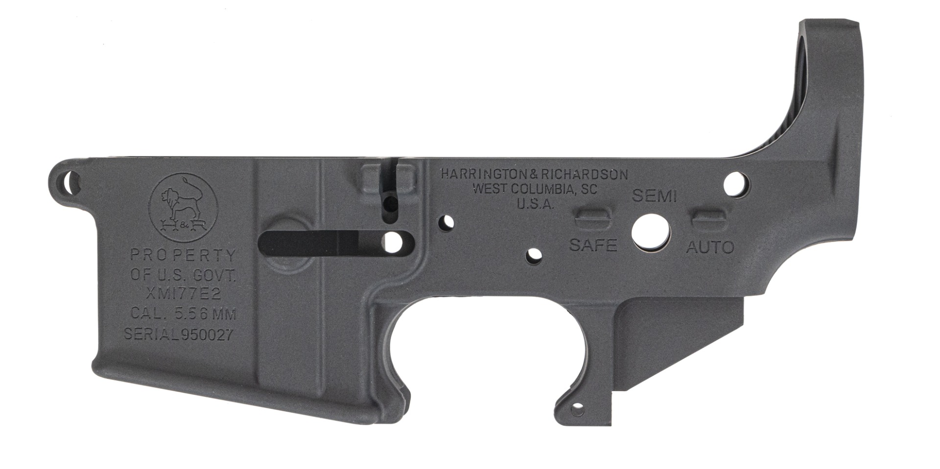 Harrington & Richardson XM177E2 Stripped Lower, Gray
