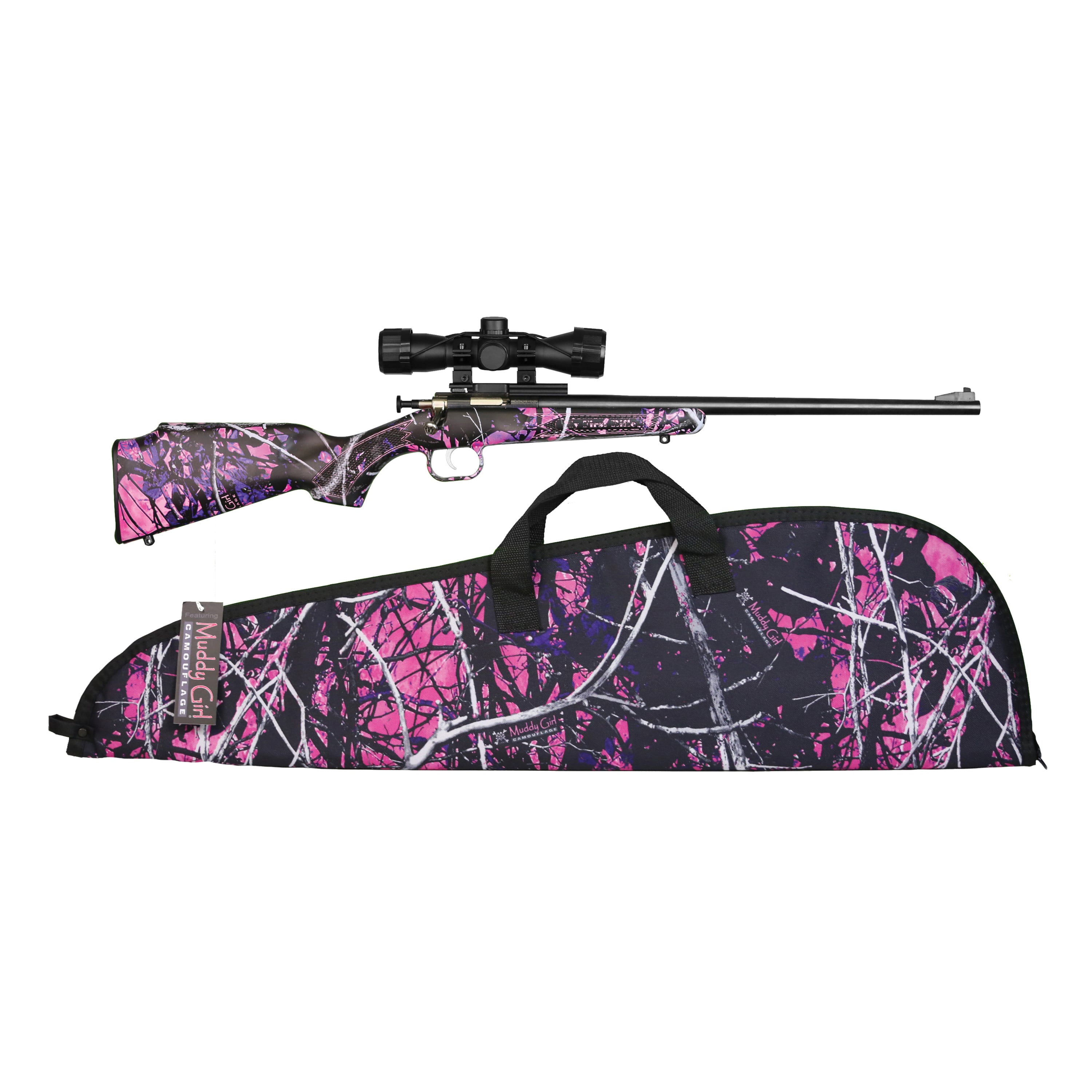 KEYSTONE SPORTING ARMS CRICKETT 22LR BL/MG SCOPE PKG - No Credit Card Fees - Low, flat rate shipping