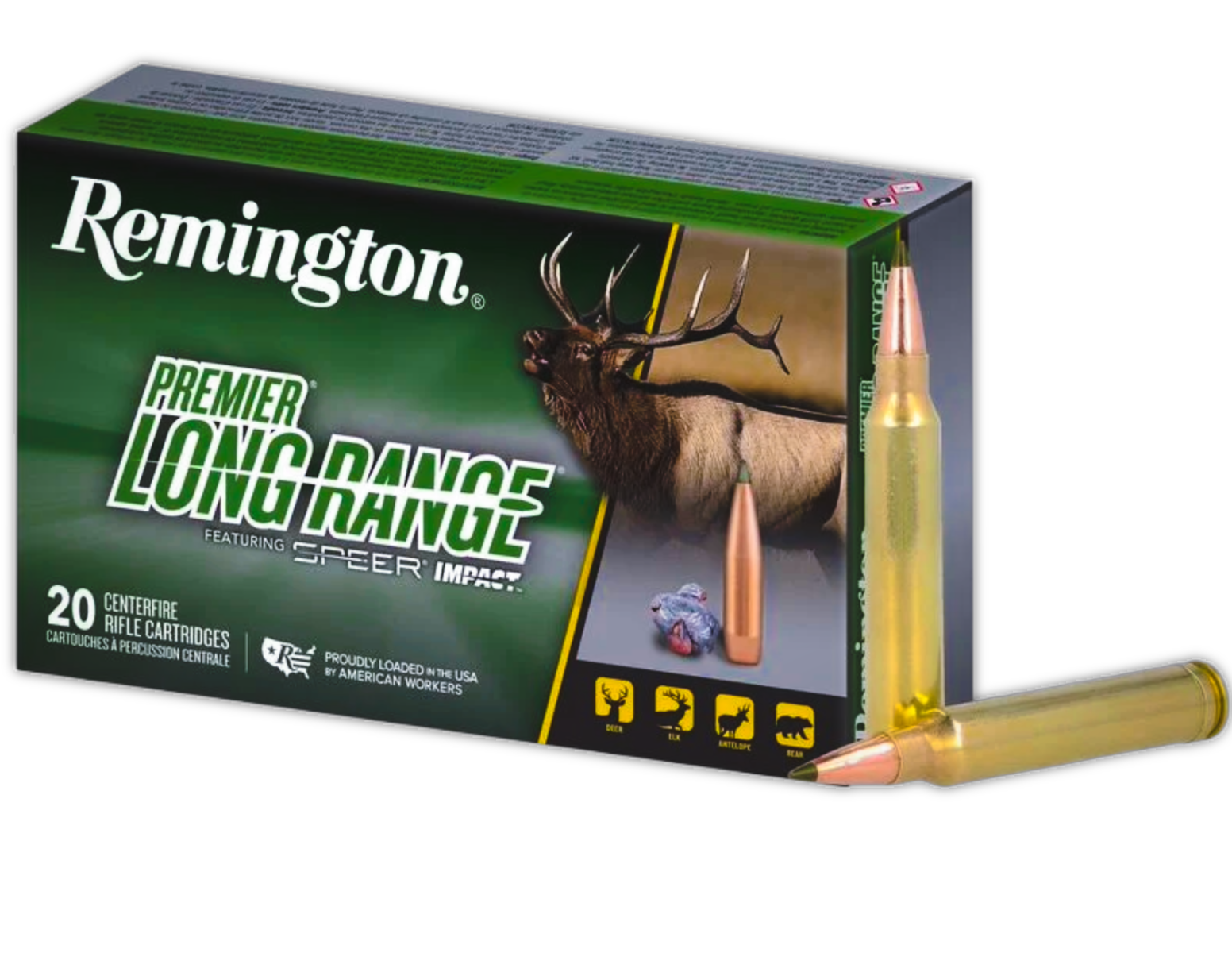 Remington Premier Long Range .300 Win Mag 190 gr Ammo Speer Impact - 20rds - R21346