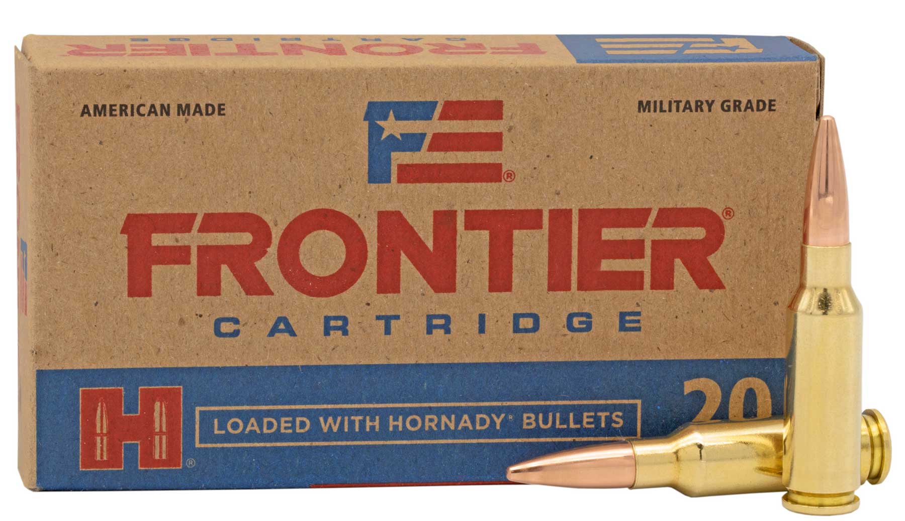 FRONTIER 6.5GRENDEL 123GR FMJ 20/200 - No Credit Card Fees - Low, flat rate shipping
