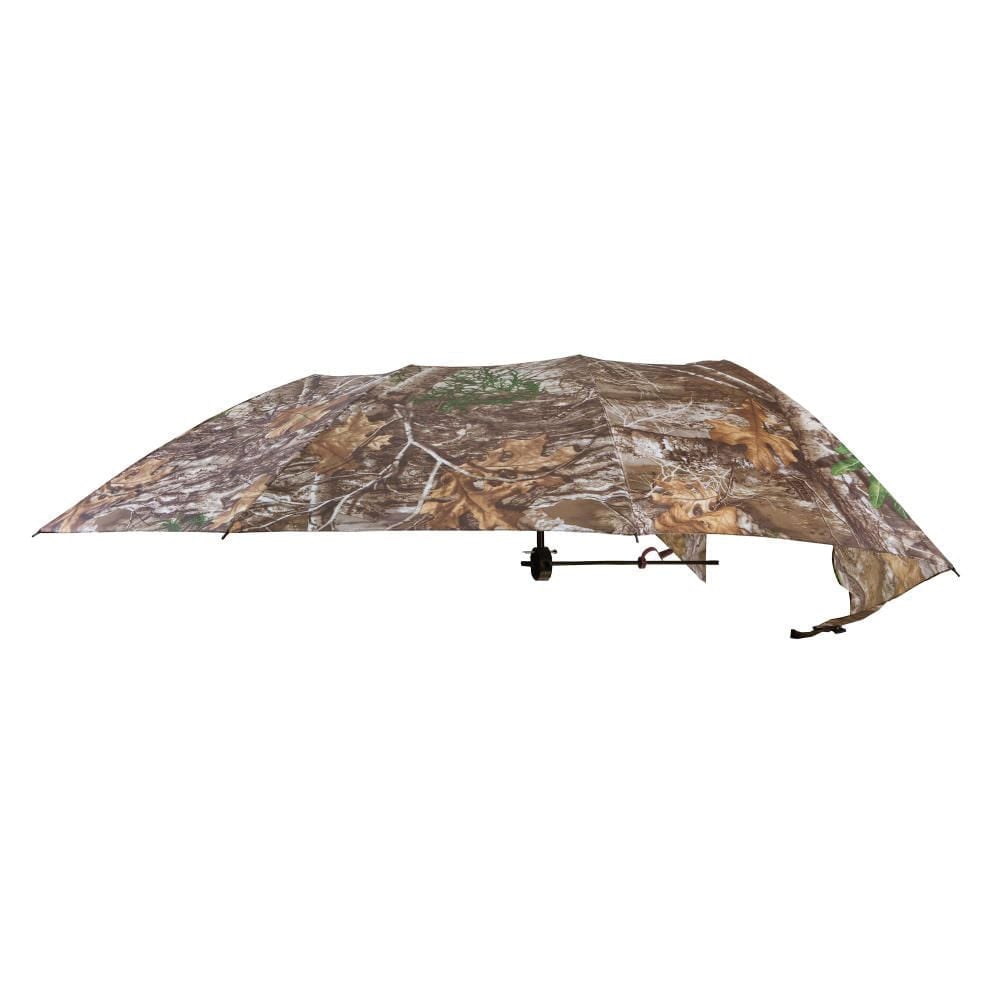 Vanish 58" x 57" x 15" Instant Roof Tree Stand Umbrella, Black/Realtree Edge Camouflage