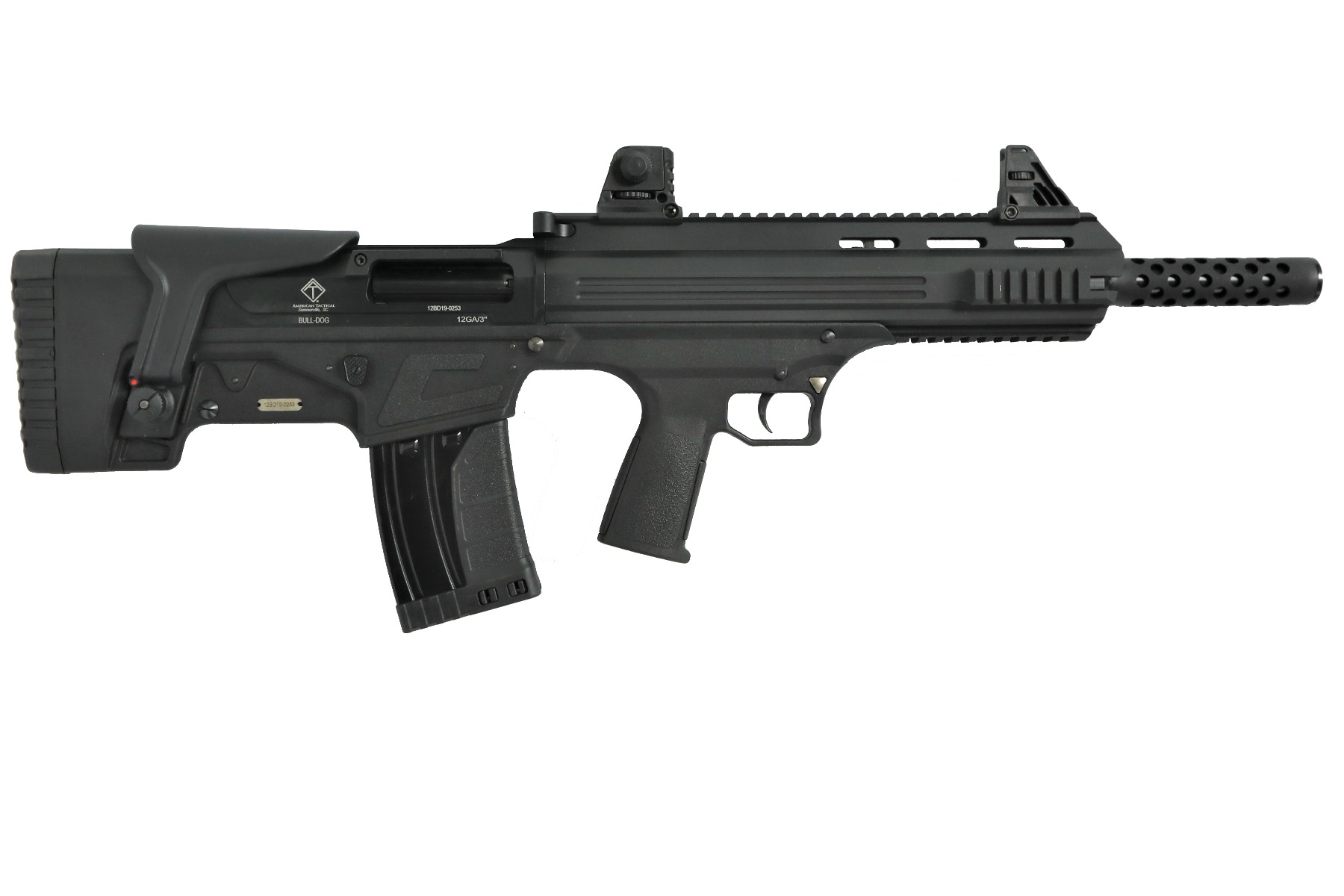 ATI Bulldog 12GA Bullpup Semi-Auto Shotgun - Black