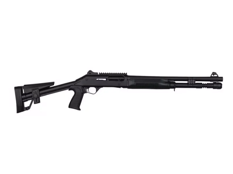 PANZER ARMS M4 TACTICAL 12G SA BLACK FIXED SKELETON STOCK