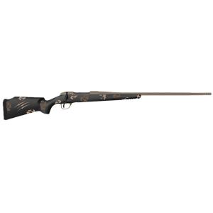 Fierce Firearms TWTROG7PRC24BS Twisted Rogue 7mm PRC 24 Armour Lube Black Steel Threaded Barrel, Drilled & Tapped Steel Receiver, LR Negative Comb Sonora Ambush Camo Carbon Fiber Stock