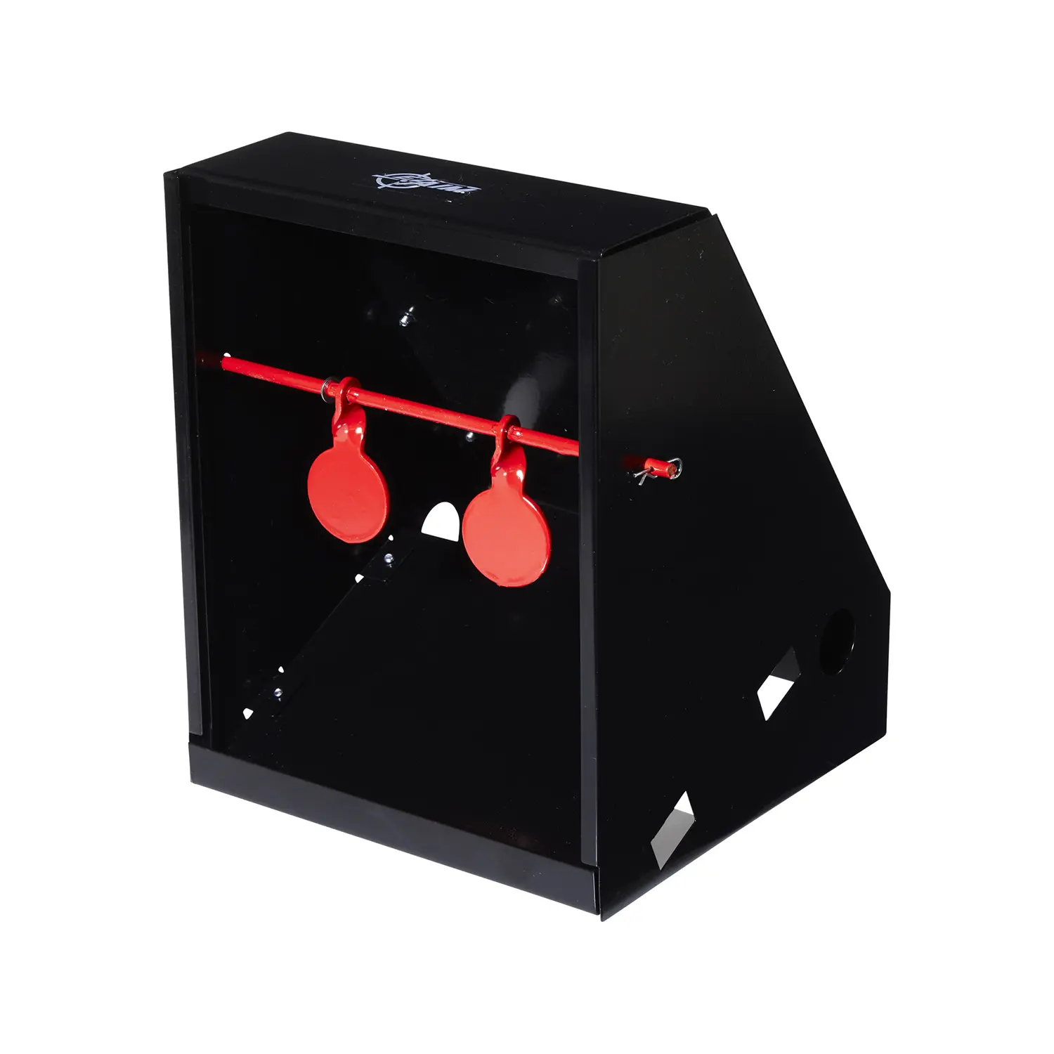 EZ-Aim 15429 Air Gun Pellet Shooting Target Trap Red Steel Circle