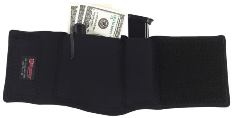 Galco CAS Ankle Safe Fits Springfield SA-35 13" Hook Loop Mount Black Neoprene