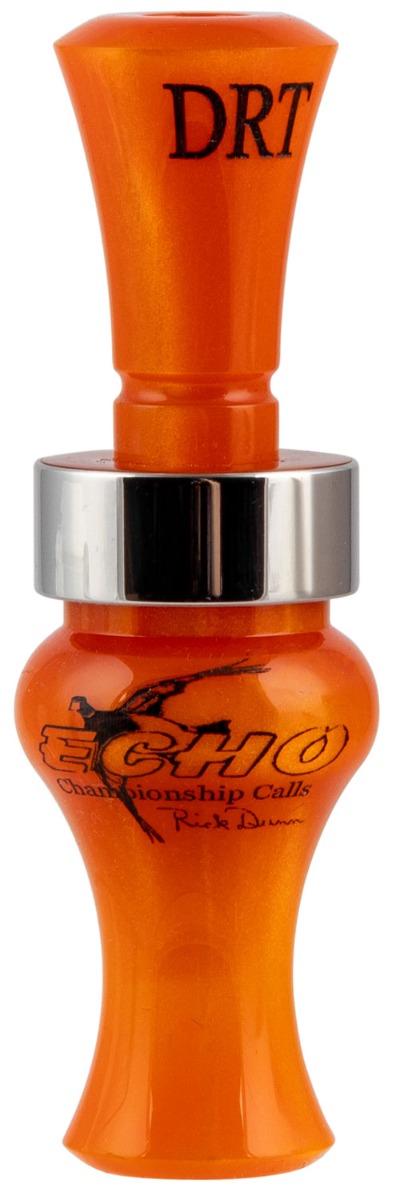 Echo Calls Timber Mallard Call, Double Reed, Orange Pearl Acrylic - 79026
