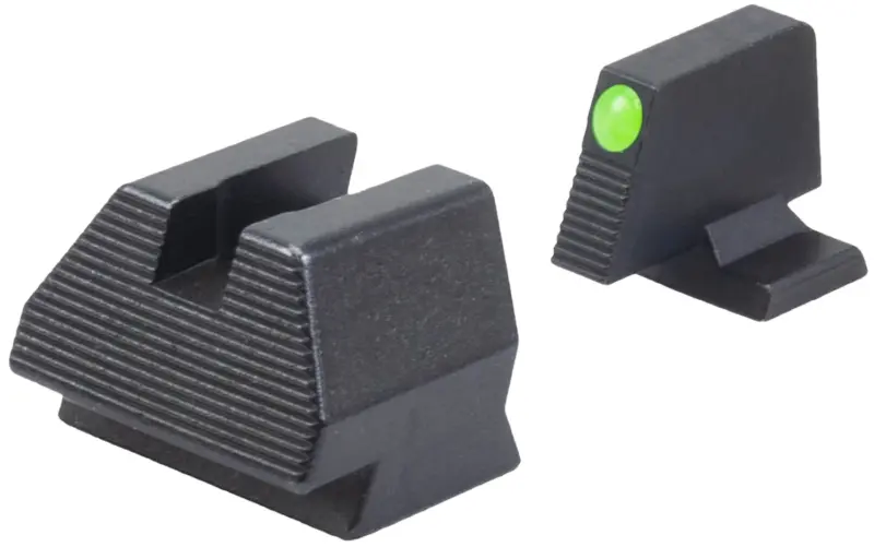 HK 51000938 Night Sight Set Fixed Extended Green Tritium/Black Frame, Fits H VP9 9mm Luger