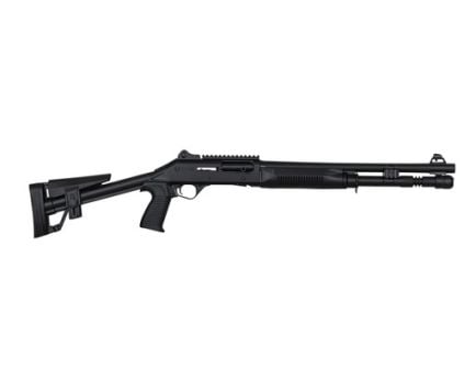 Panzer M4 Tactical 12 Gauge Shotgun 18.5" w/ Fixed Skel Stock Semi Auto, BLK