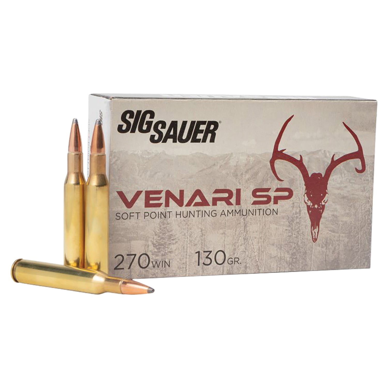 Sig Sauer Venari .270 Winchester 140 gr Ammo SP - 20rds - V270SP13020