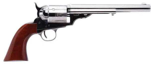 Cimarron 1872 Open Top Revolver .45LC 7.5" Nickel