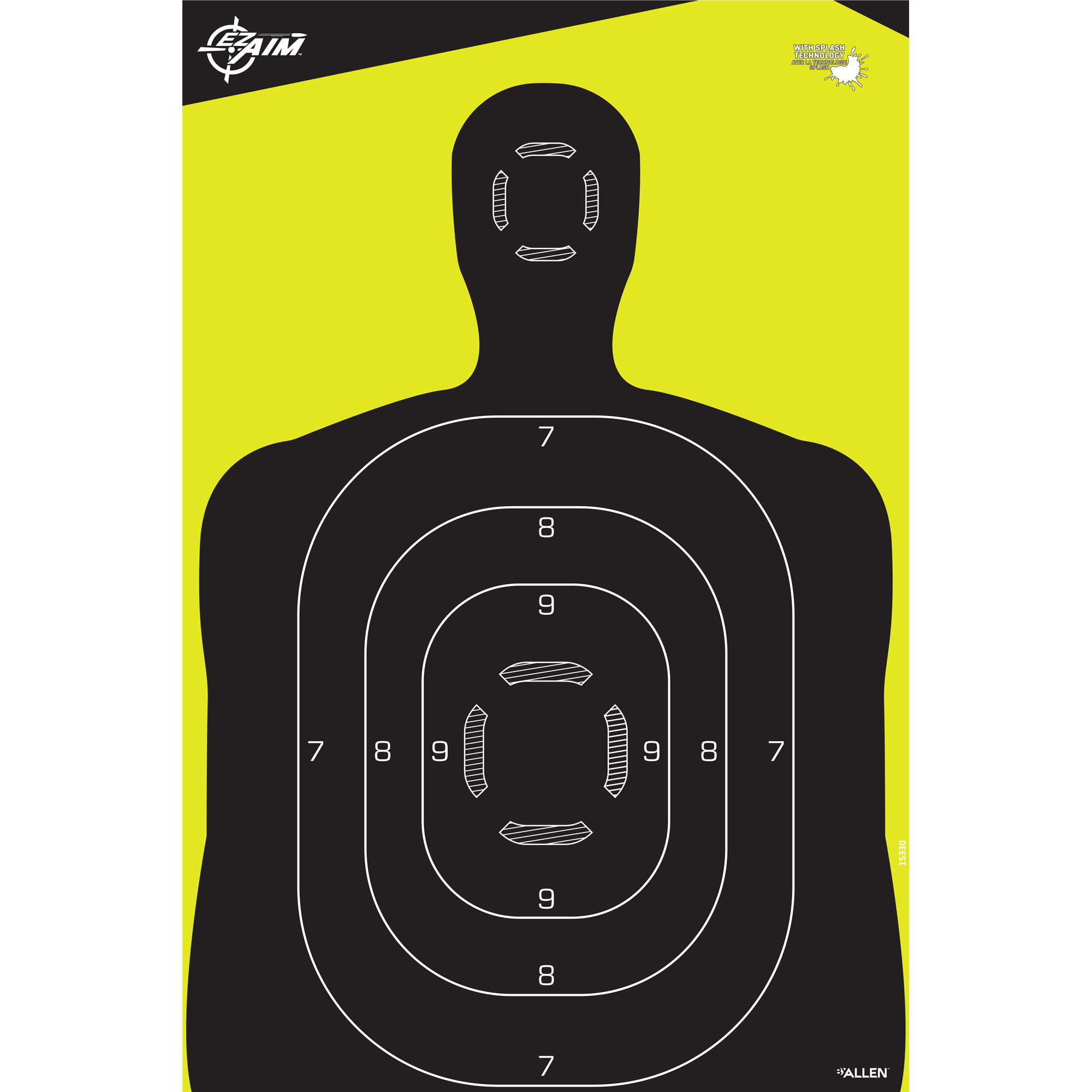 Allen EZ AIM Non-Adhesive Paper Target, 46" - 15330