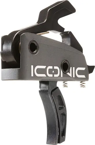 RISE TRIGGER ICONIC GRAY - 2-STAGE 1.25/1.75 AR-15 W/PINS