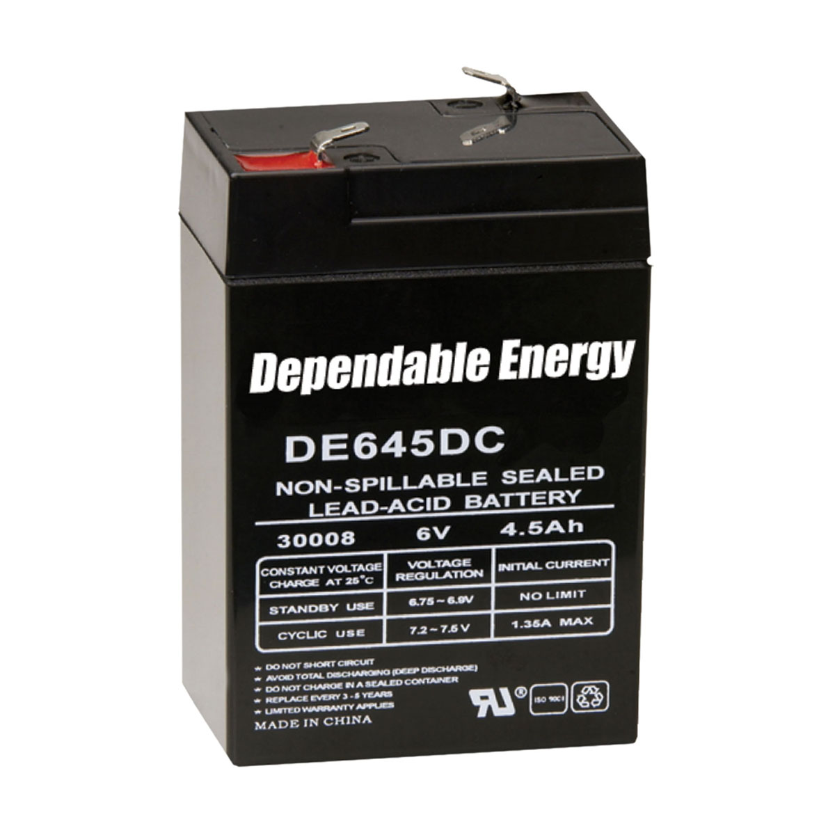 American Hunter HR Rechargeable Battery, 6 Volt, 4.5 mAh -DE30052