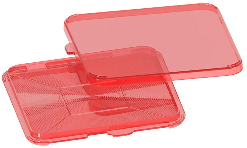 MTM Case-Gard PFS Primer Flipper Square Red Plastic