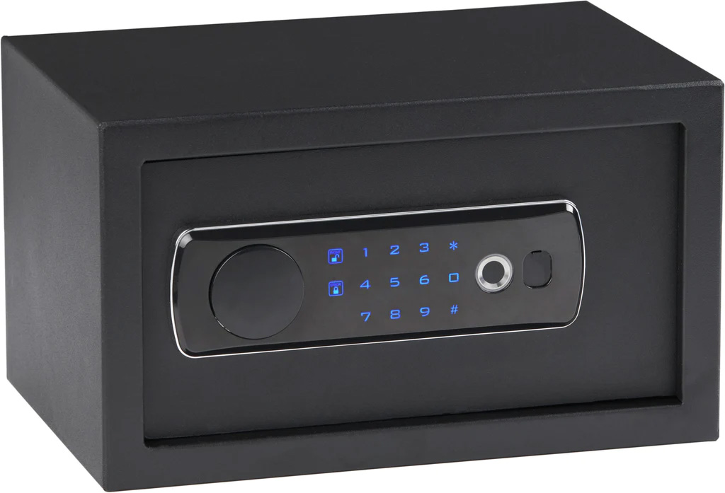 Bulldog DUO LED/Biometric Digital Pistol Vault, Black - BD5010