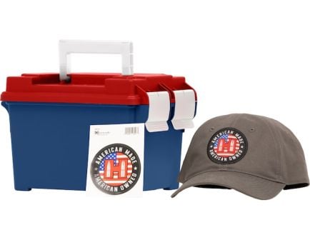 Hornady American Gunner Rifle Ammunition .308 Win 155gr BTHP 2700 fps 250/ct Loose Ammo Can with Hat/Sticker