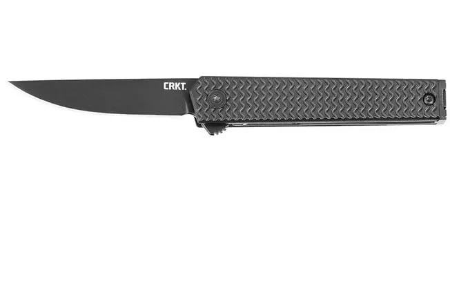 CRKT CEO Microflipper Folding Knife Standard, Black